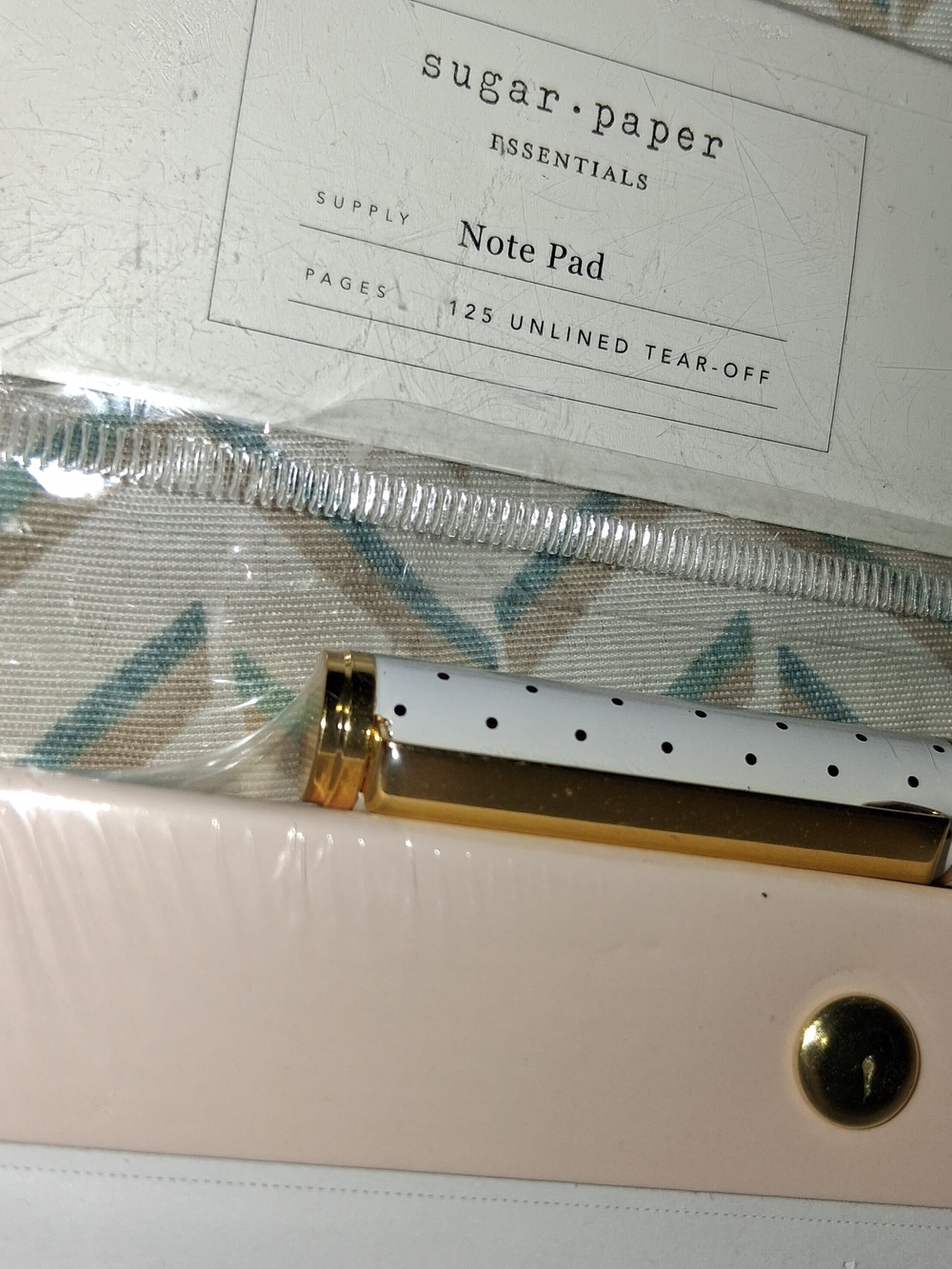 NWT! Sugar Paper Essentials Hardback Notebook & Pen